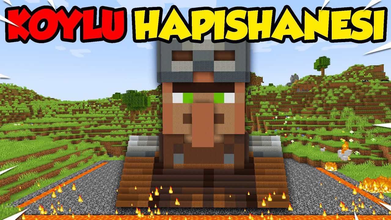 Minecraft'ta KARDEŞİM BENİ 24 SAAT İMKANSIZ HAPİSHANEDE HAPSETTİ!