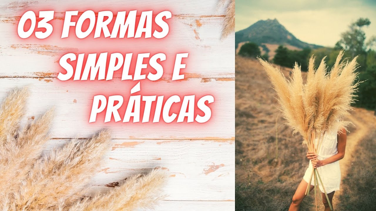 Como desidratar o Capim dos Pampas?