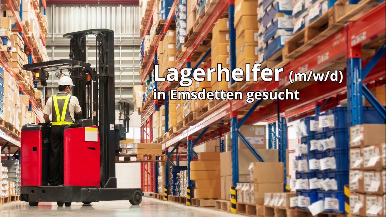 Lagerhelfer (m/w/d) in Emsdetten, gesucht