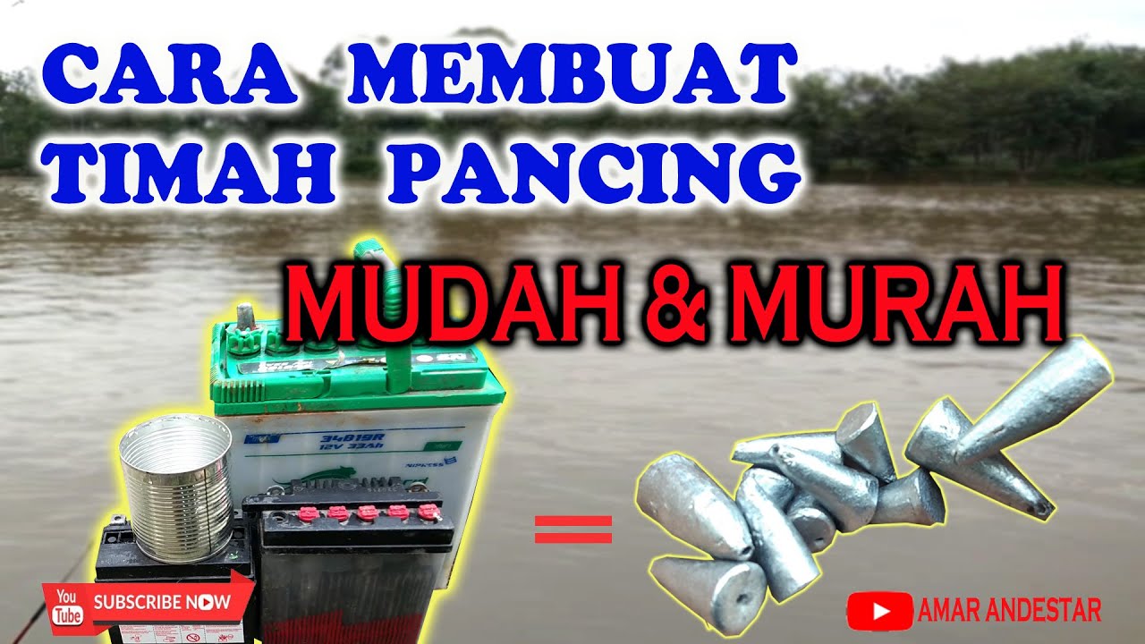 CARA MEMBUAT TIMAH PANCING - DIY HOMEMADE