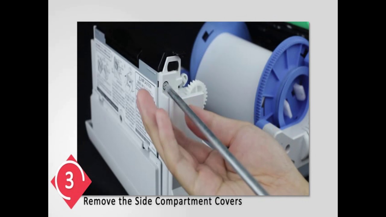 Printer Strip Cleaning Mitsubishi Photo Printers