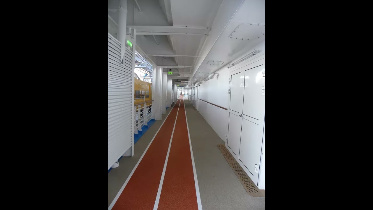 Allure of the Seas   Deck 5 Jogging and Walking Track