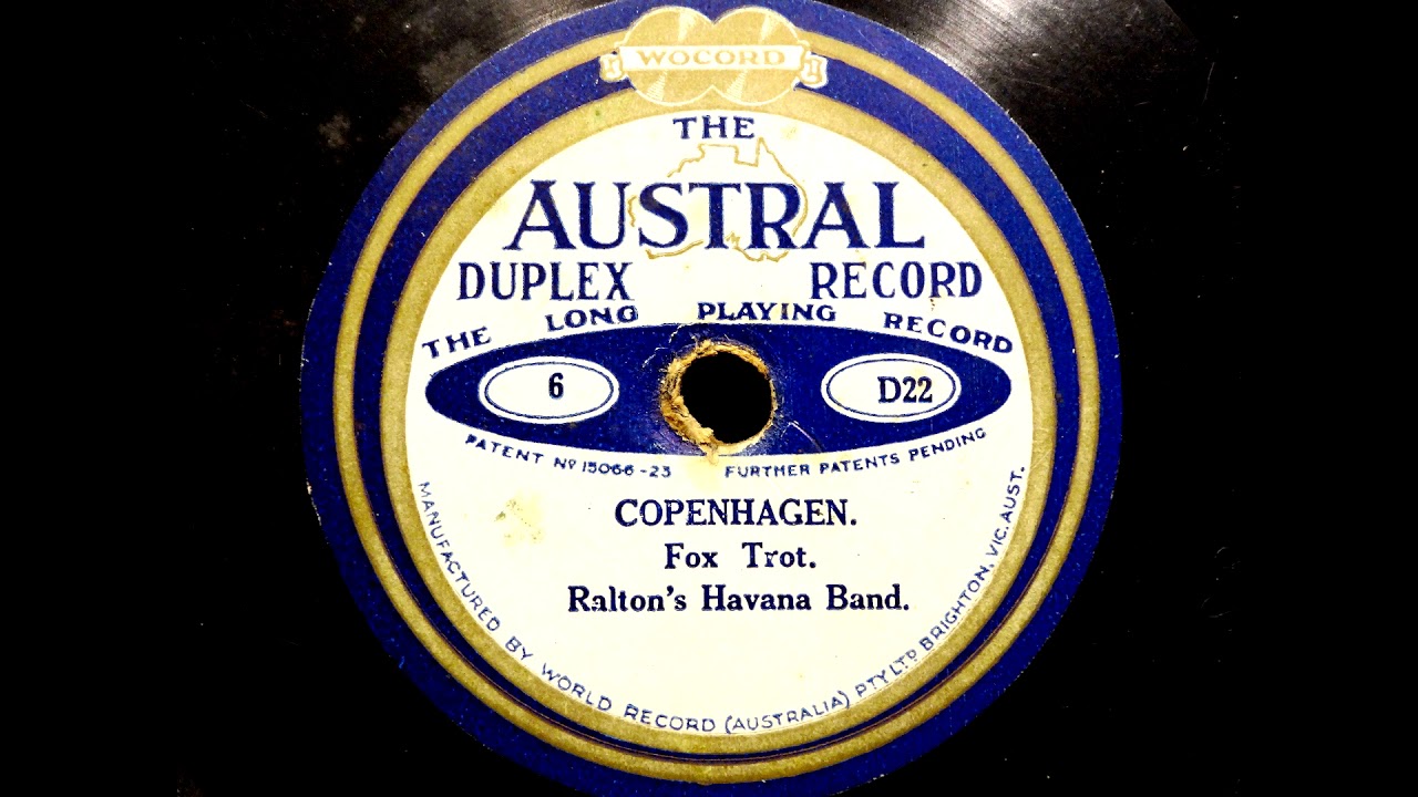 Bert Ralton's StKilda Esplanade Havana Band, July 1925.