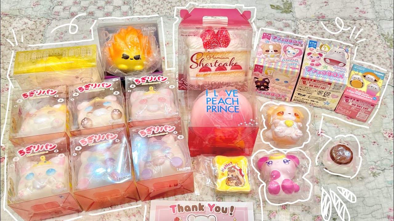 UNBOXING IBLOOM SQUISHY PACKAGE FROM JAPAN