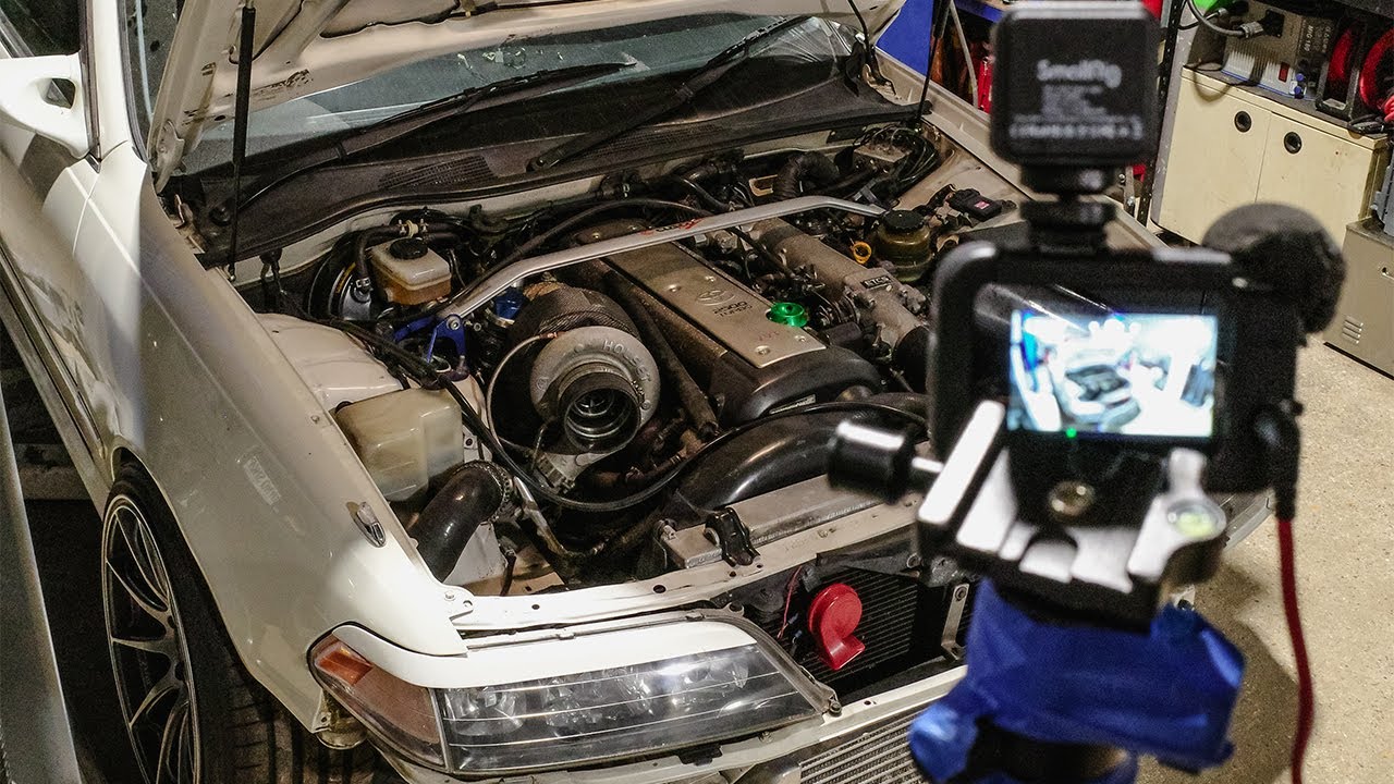 1JZ Fires Up for the First Time In Months! (CSF Oil Cooler Install)