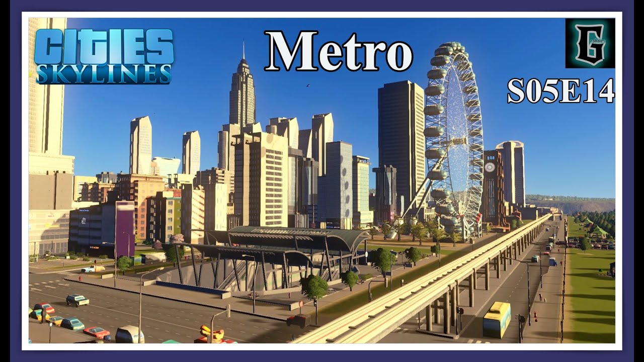 Cities Skylines How to Do METRO Public Transportation! Vanilla PS4 Let’s Play Kyntre Islands S05E014