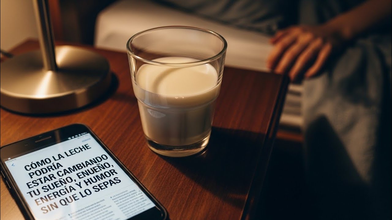 Cómo la Leche Podría Estar Cambiando tu Sueño, Energía y Humor Sin Que lo Sepas