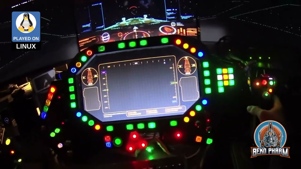 VF-1 Valkyrie home cockpit with Elite Dangerous (version 2)