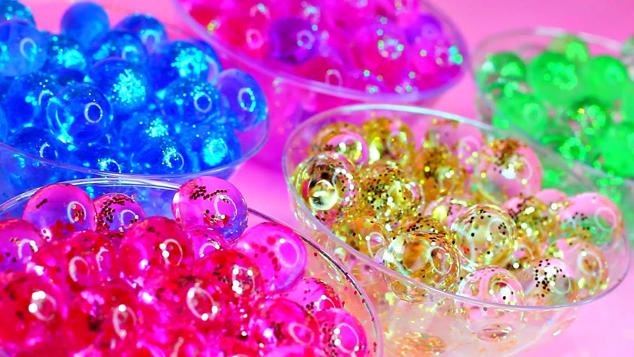 DIY Glitter Orbeez | How To Make Glitter Water Marbles | DIY Crystal Magic Growing Water Toys
