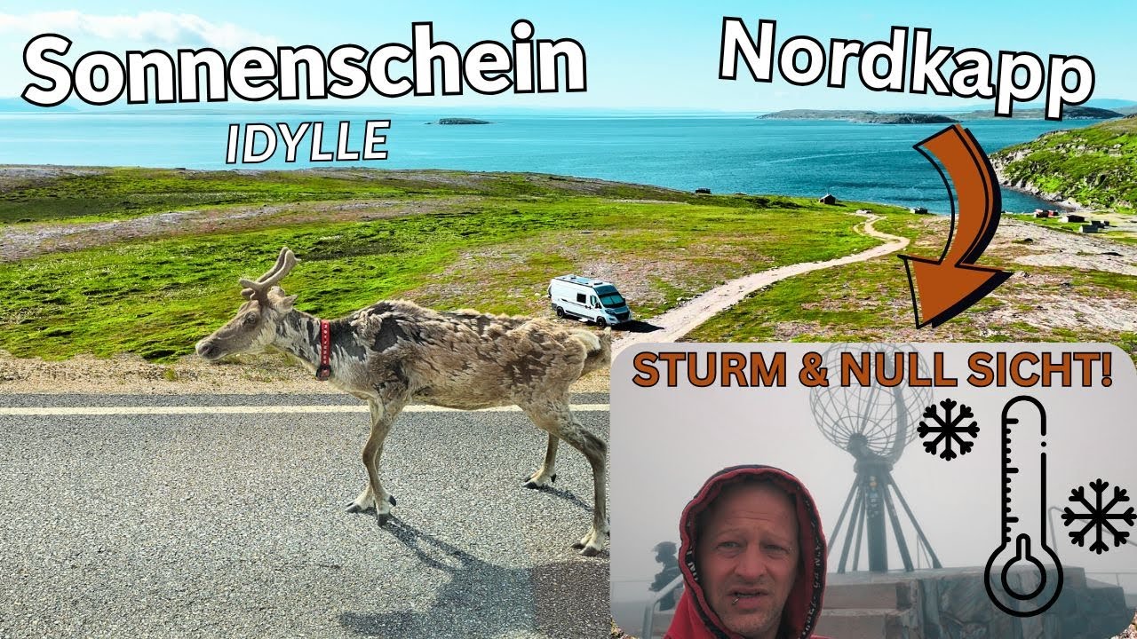 #5 STURM & NULL SICHT- Mein Weg ins Nichts! | Mit dem Camper zum Nordkapp