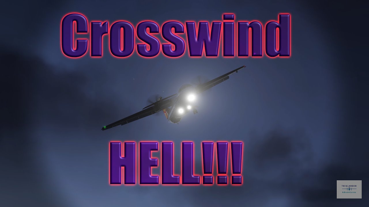 DOUBLE GO-AROUND! Crosswind Hell!