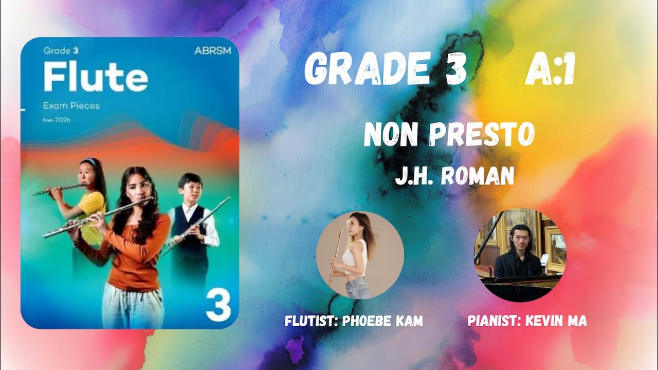 FLUTE Grade 3 A:1 ABRSM 2026 - Non Presto: Sixth movement from Sonata No. 4 in G