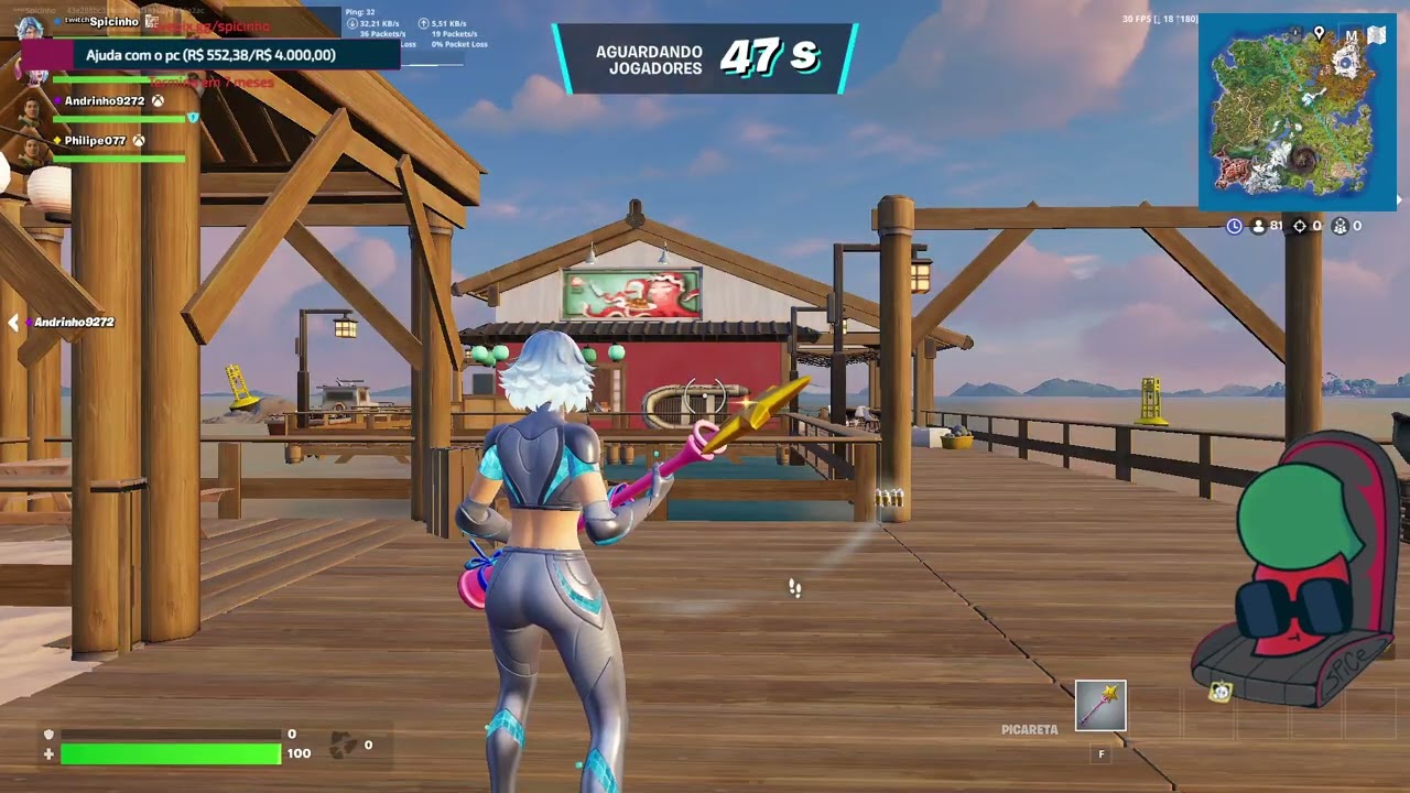SPICINHO jogando Fortnite (14/06/2025)