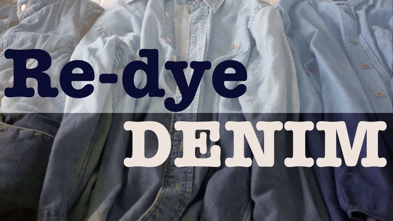 使い込んだデニムを染める。色褪せた洋服をリメイク！ DIY