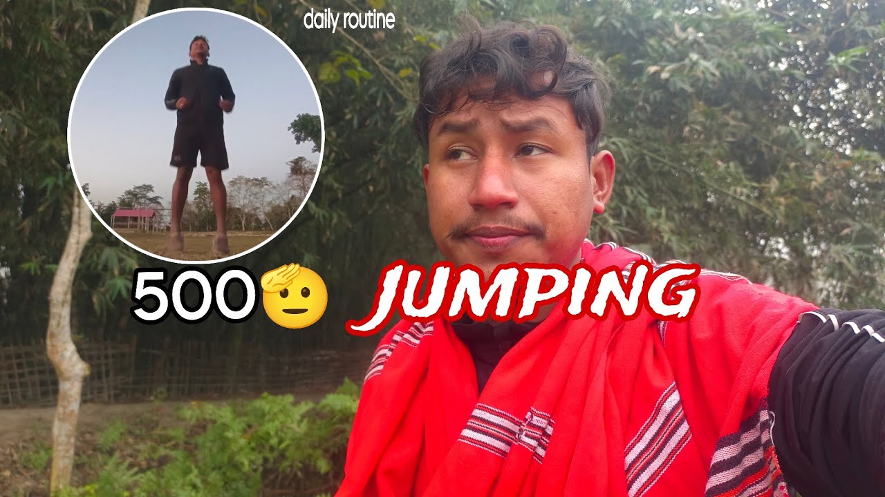 Daily Routine With 500+ Jumping. Workout. Discipline. Routine. 