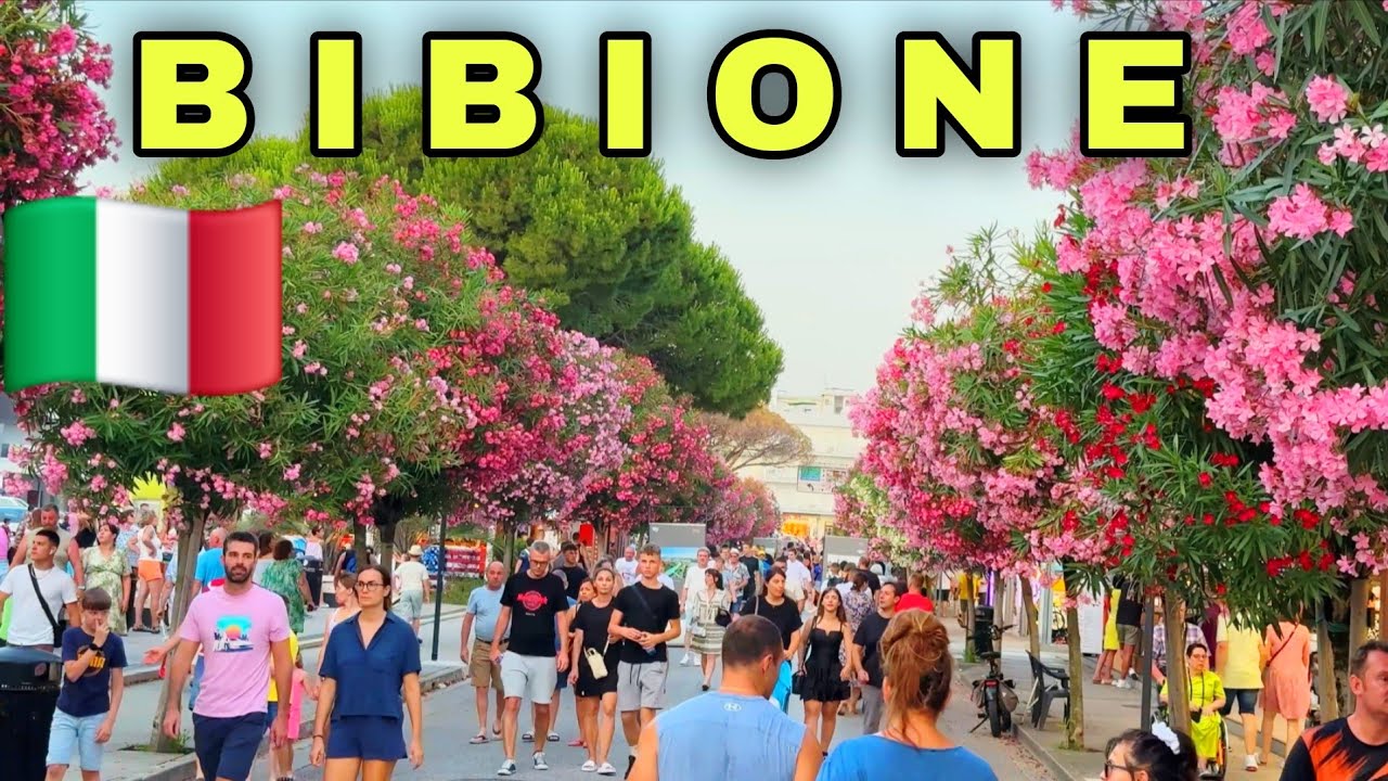 Bibione Italy 2025 || City Center and Bibione Luna Park 4K UHD