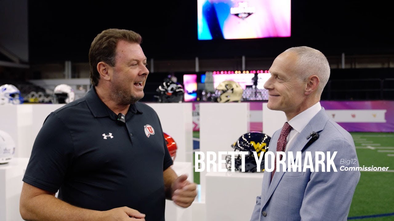 Bill Riley catches up with Big 12 Conference Commissioner Brett Yormark at Big 12 Media Days