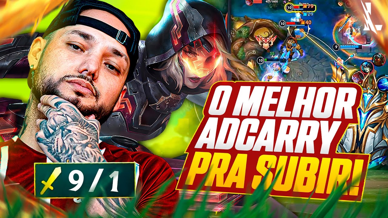 SUBA FACIL DE ELO COM O MELHOR ADC DO PATCH ASHE TA MUITO FORTE |  LoL Wild Rift