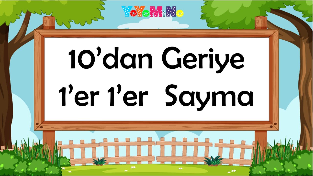 10'dan Geriye 1'er 1'er Ritmik Sayma | Geriye Doğru Sayma | Ritmik Sayılar | Mino &Ouml;ğretiyor