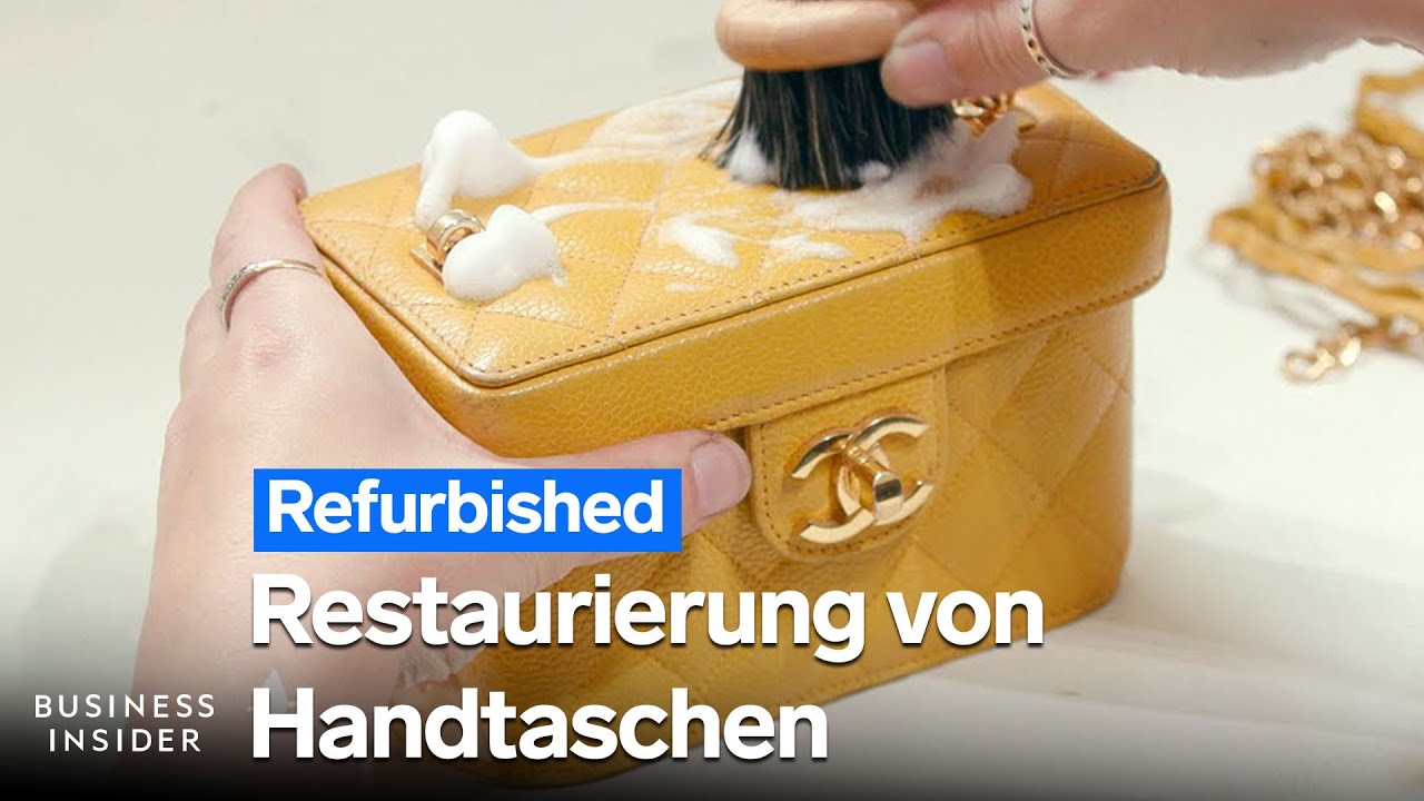 Wie eine 4000-Dollar Chanel Vanity-Tasche professionell restauriert wird | Refurbished