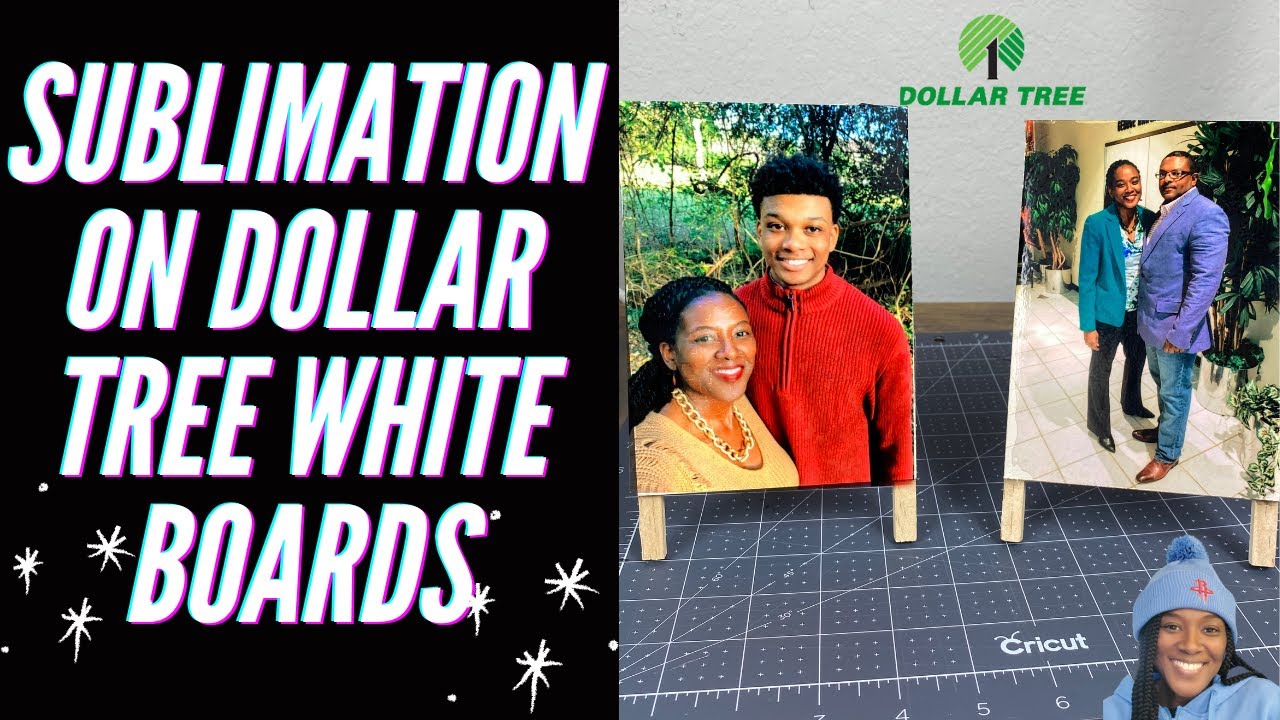 💖SUBLIMATION FOR BEGINNERS: SUBLIMATION ON DOLLAR TREE DRY ERASE BOARDS