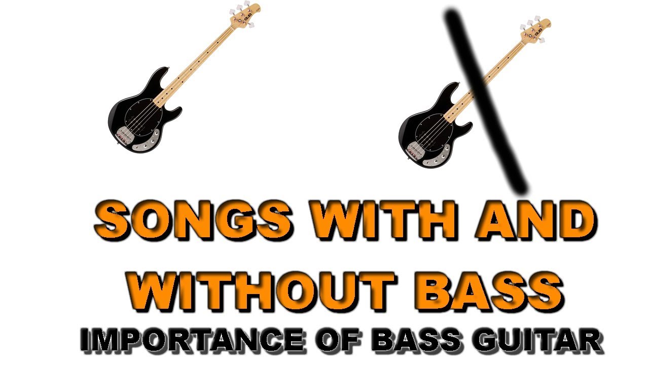 SONGS WITH AND WITHOUT BASS part 1. The importance of bass guitar in metal music.