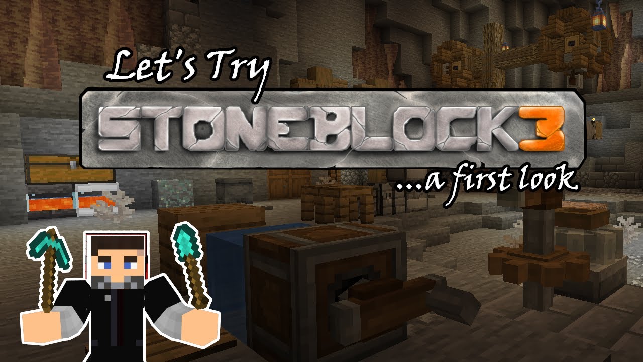 Let's Try STONEBLOCK 3! Getting Started and FIRST LOOK | Minecraft 1.18.2
