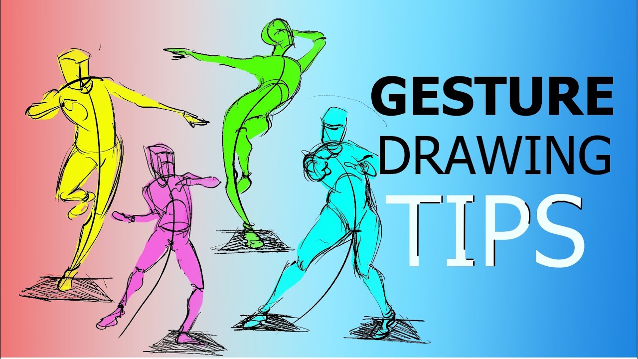Gesture Drawing | Tip for Beginners Drawing Tutorial |