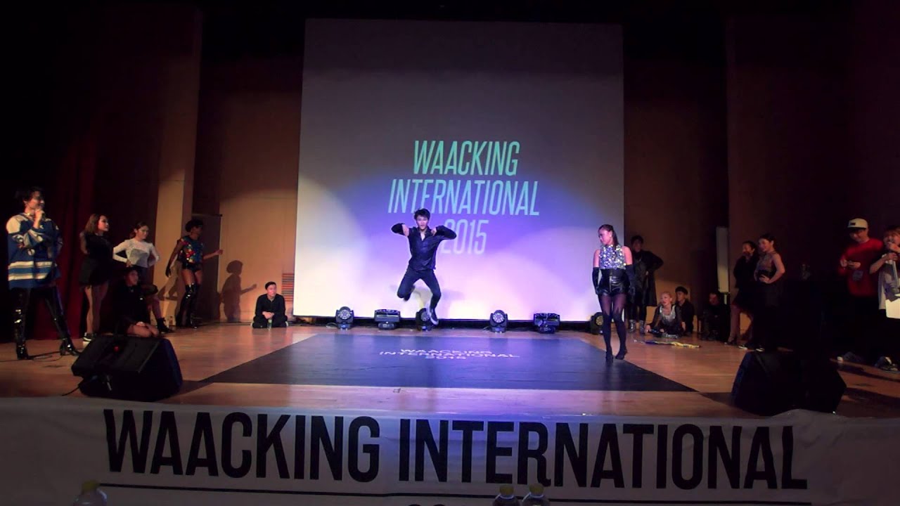 Waacking International 2015 16R Black Q vs Ibuki (WINNER)