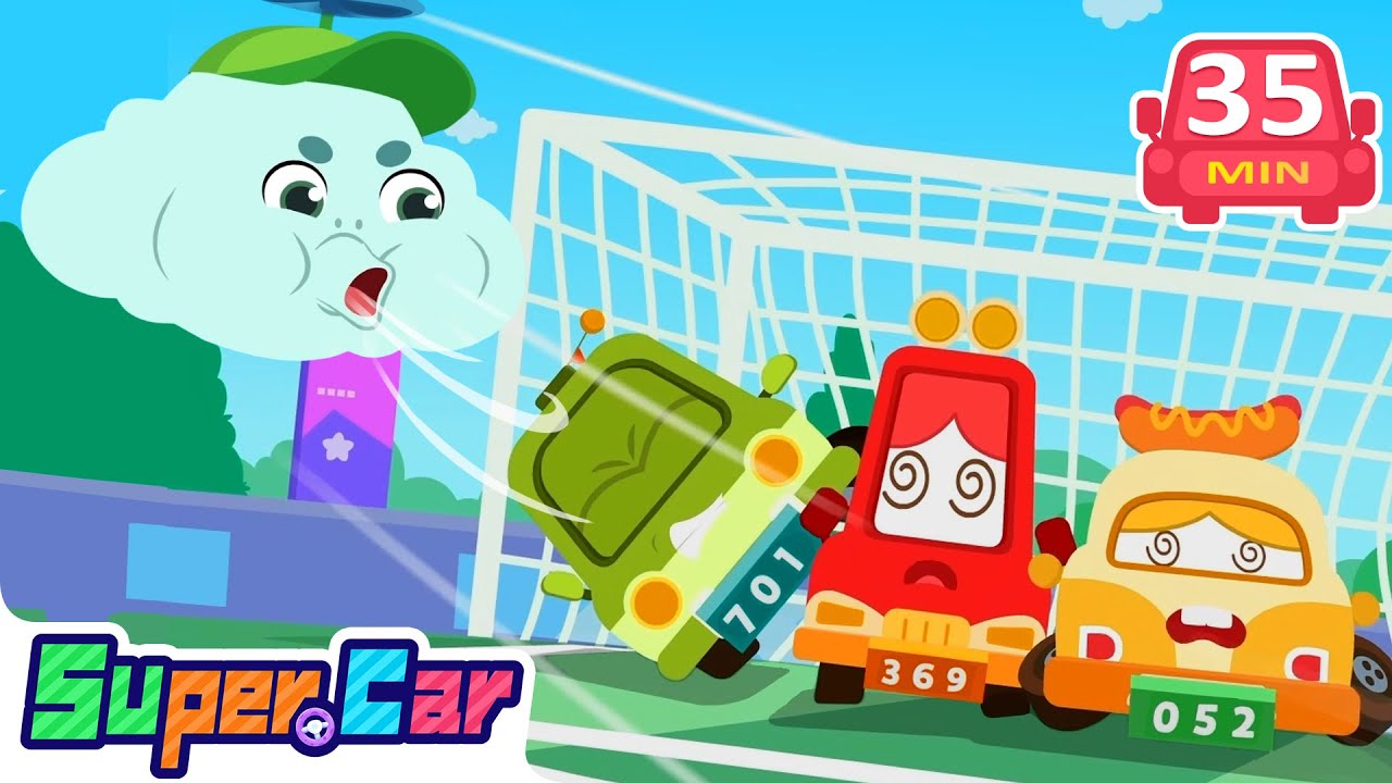 Wily Cloud’s Soggy Prank Time ☁️ | Cool Cartoon Adventure Ride | Rescue Cartoons | SuperCar