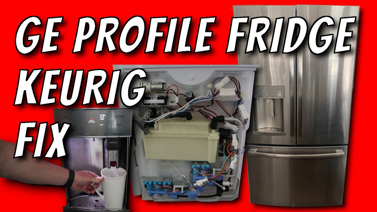 #MTBPlanB DIY GE Profile Fridge Keurig coffee brew diagnose and fix.