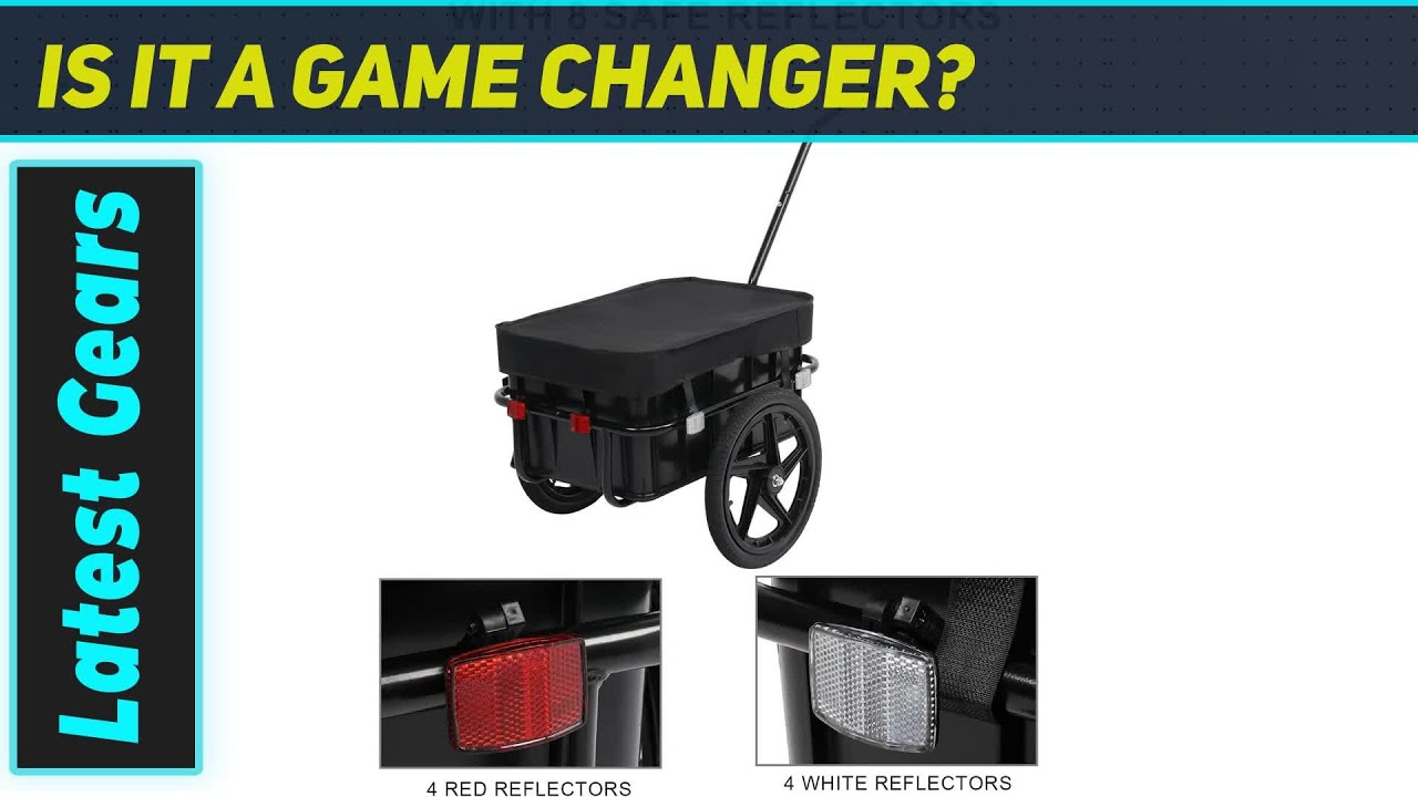 PEXMOR Bike Cargo Trailer: Amazing Capacity, Unbeatable Convenience!