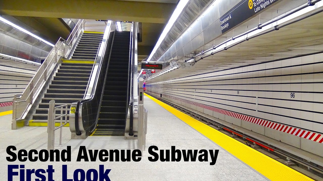 ⁴ᴷ Second Avenue Subway - 96th St Station First Look