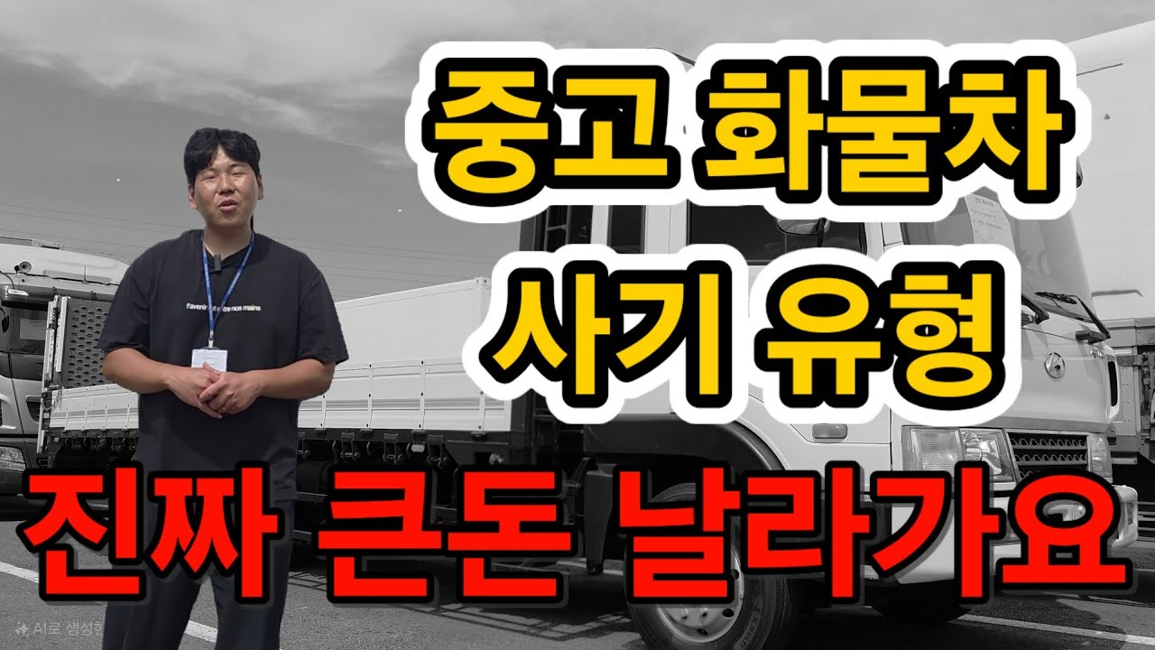 !!중고 화물차 매매사기 모르면 당해요!!