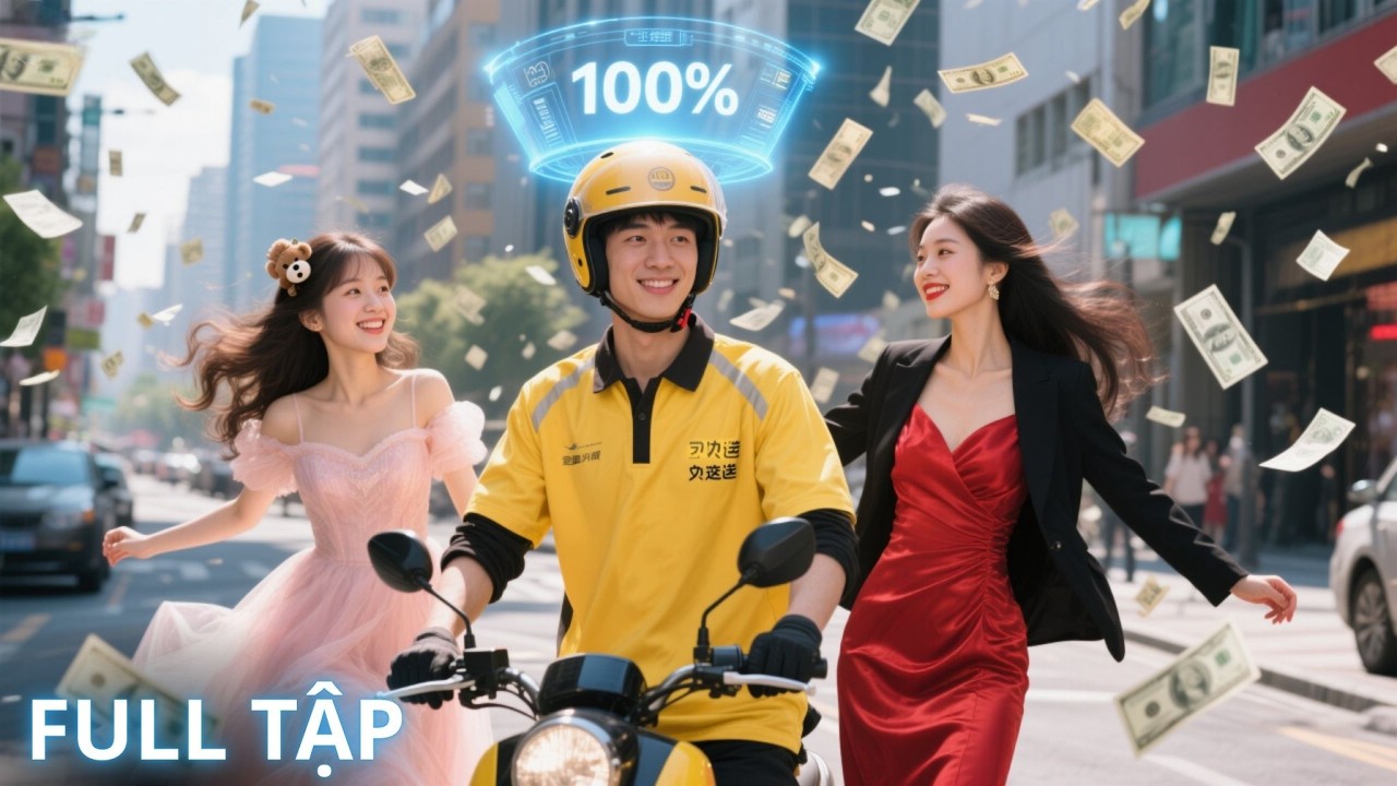 chàng shipper nghèo thức tỉnh hệ thống trở thành tỷ phú, dàn mỹ nhân say đắm tranh giành để yêu anh