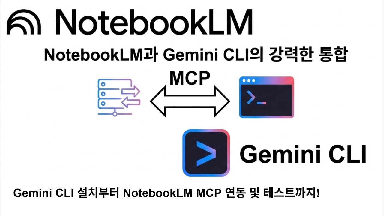 Gemini CLI에 NotebookLM MCP 연동하기: 로컬 환경에서 즐기는 강력한 AI 워크플로우