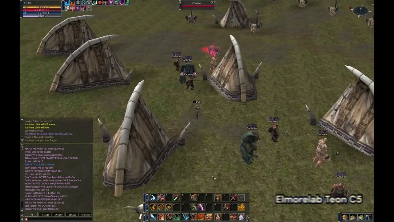 L2 Elmorelab Teon C5_1x Warlord Oren AOE Farm