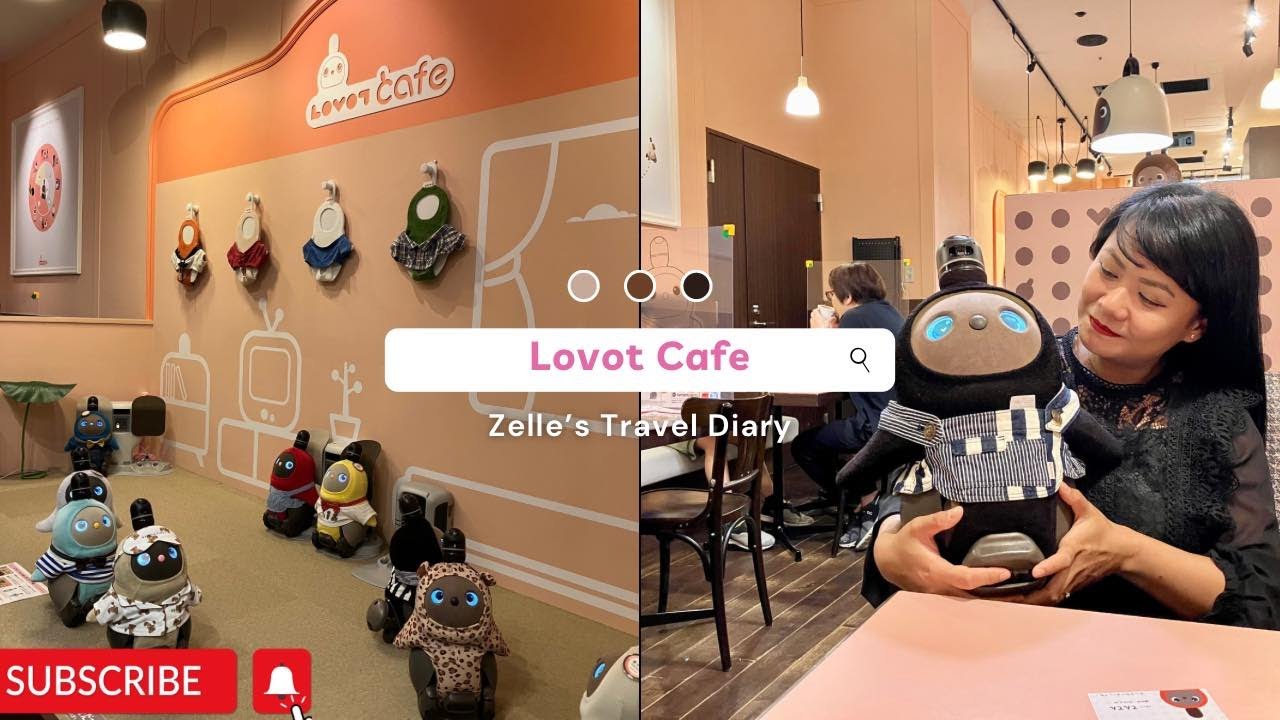 Love is here . . . at Lovot Cafe ロボットカフェ 神奈川県 川崎
