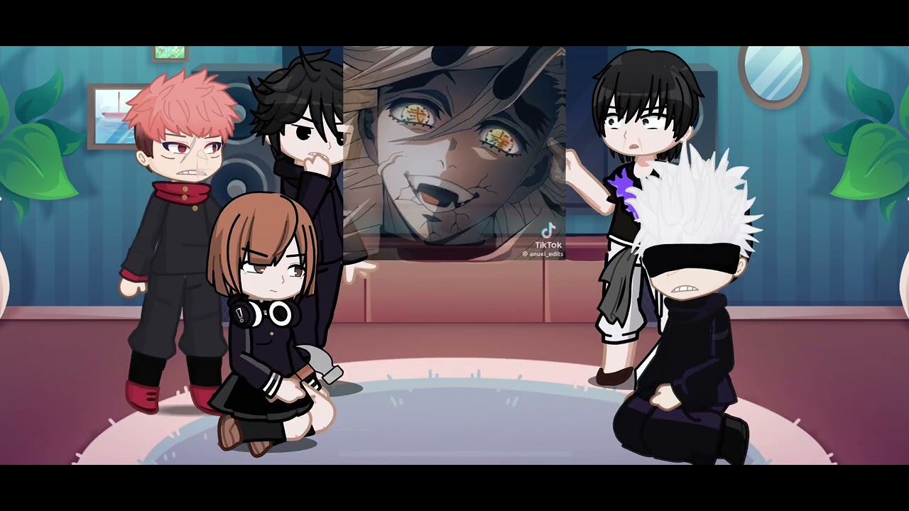 Jujutsukaisen react to doma | giyuu | Demon slayer | Gojo | Gacha life 2