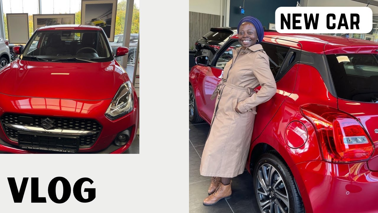 VLOG //BUYING A NEW CAR IN DENMARK //GARDENING#lifeindenmark  #suzuki #newcar #ugandanyoutuber