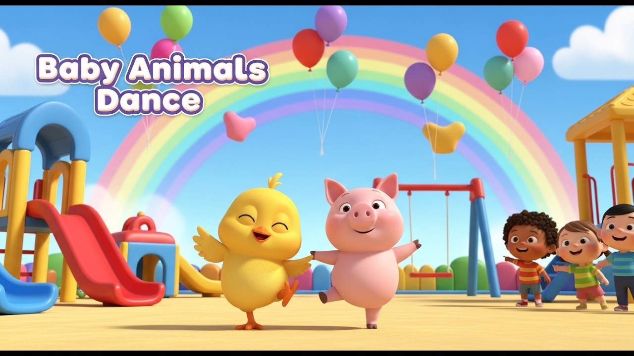 Baby Animals Dance | Fun Kids Song | Toddler Sing Along