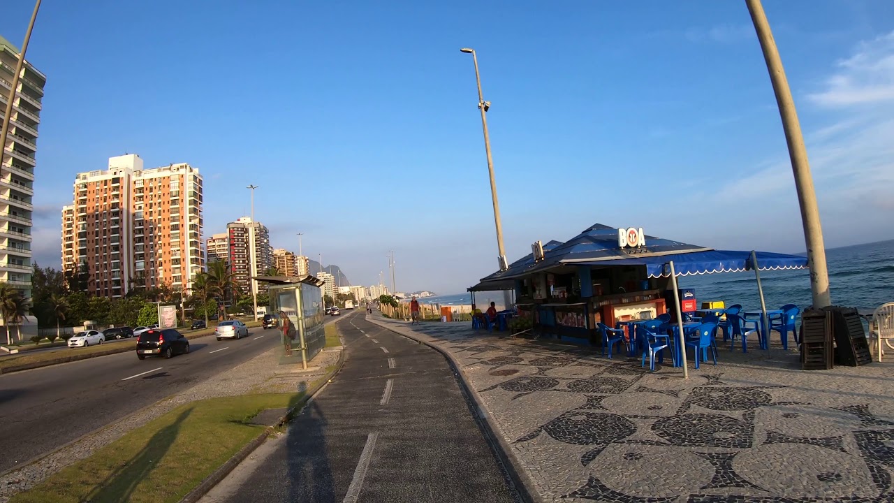 ⁴ᴷ⁶⁰ Cycling Rio de Janeiro - Brasil : Orla da Barra da Tijuca