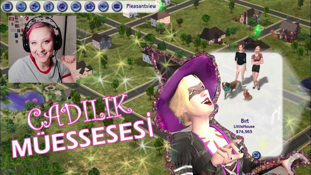 Sims 2 Oynuyorum! Bölüm 2 - Bırt Ailesi Cadı Oluyor!