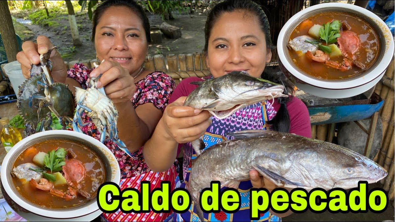 Así se prepara un buen caldo de pescado con camarones y verduras/Deliciosa receta 🌶🍅