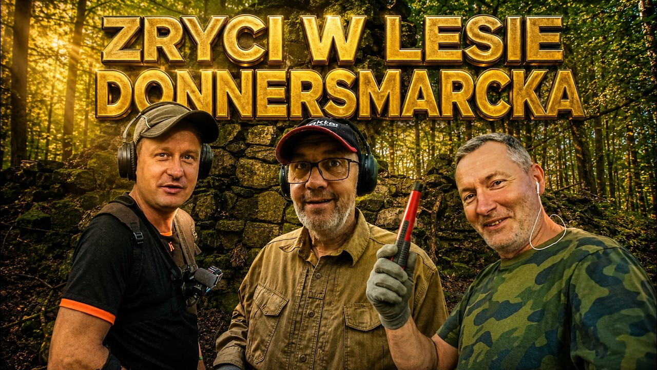 STARY  LAS - Spotkanie w lesie Donnersmarcka i gość specjalny @tarnogorskikaban  #metaldetecting