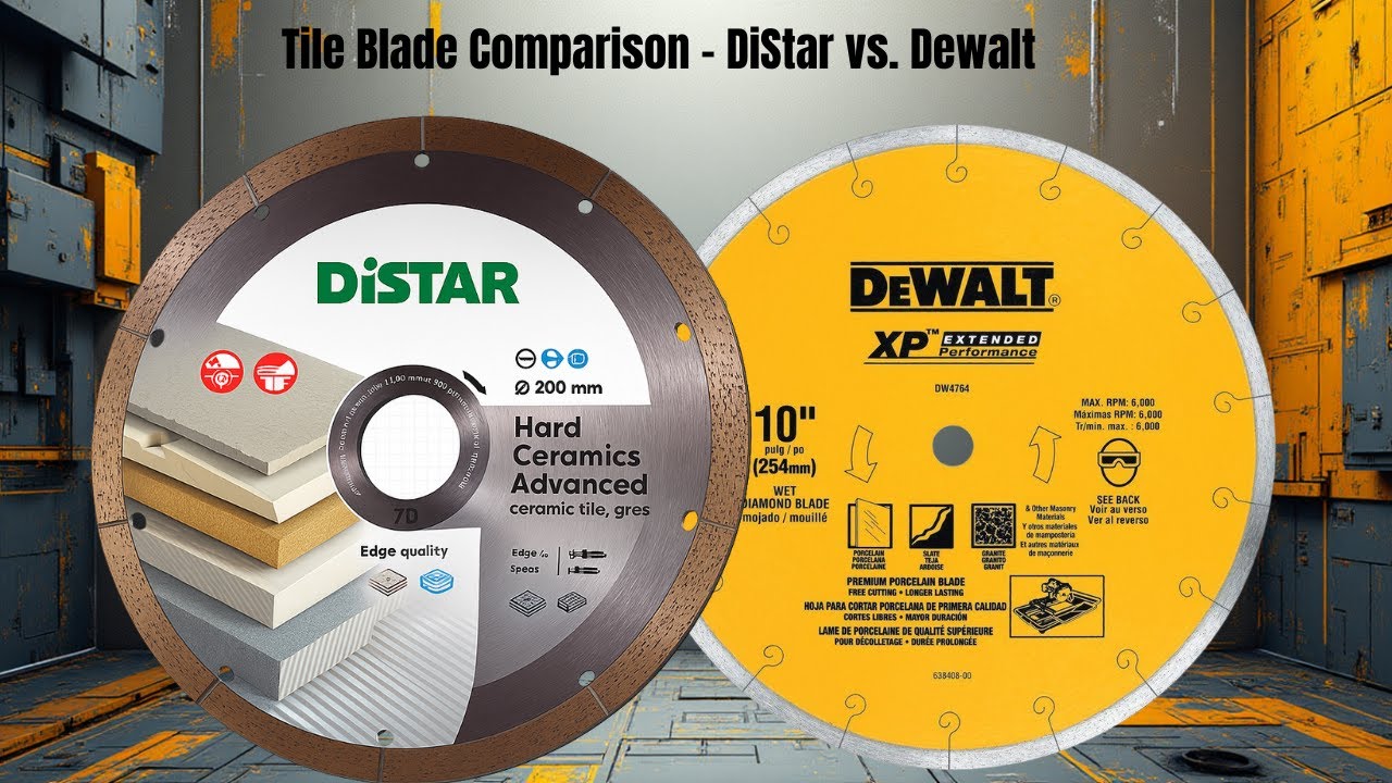 DiStar Hard Ceramics Advanced Diamond Blade - First Test Run