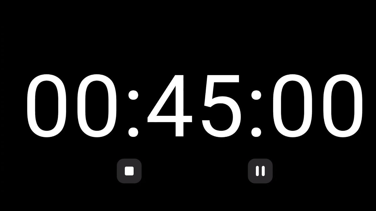45 Minutes Timer