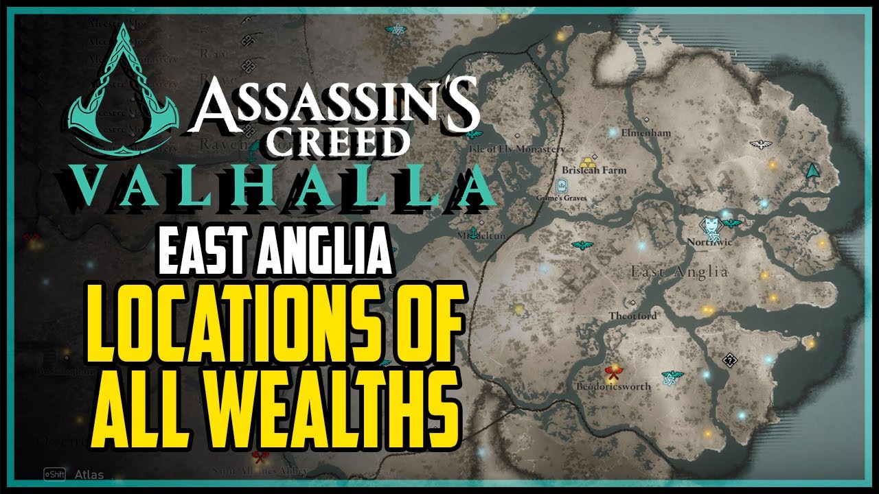 East Anglia All Wealth Locations Assassin&rsquo;s Creed Valhalla