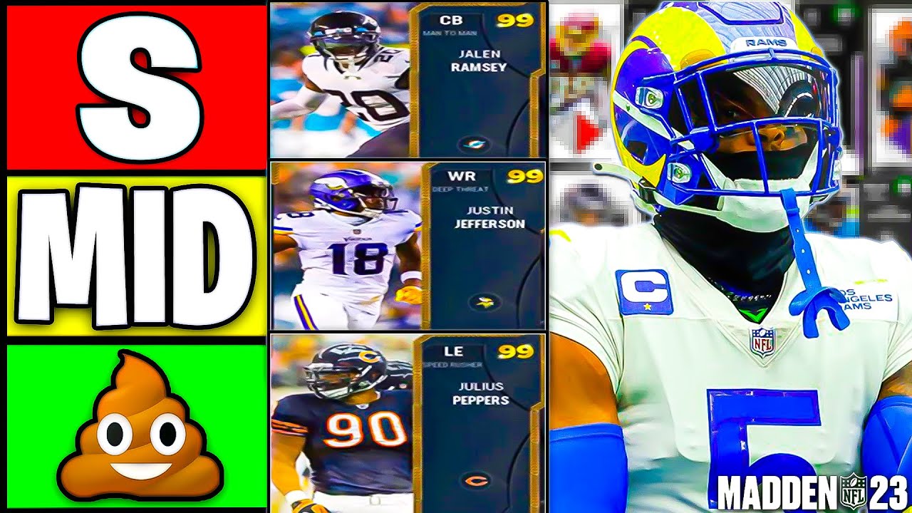 Ranking THE BEST THEME TEAM REMIX PART 3 Cards in Madden 23 Ultimate Team