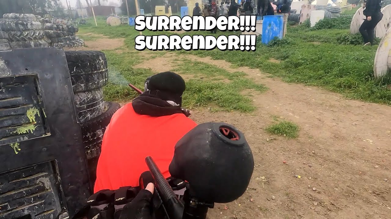 Pump Paintball Tires Field Wrap and Surrender